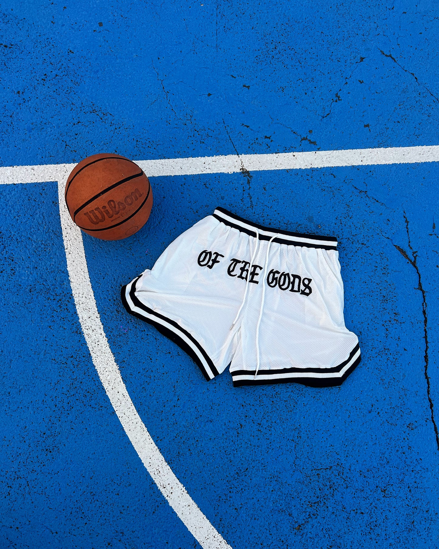 White Basketball Shorts