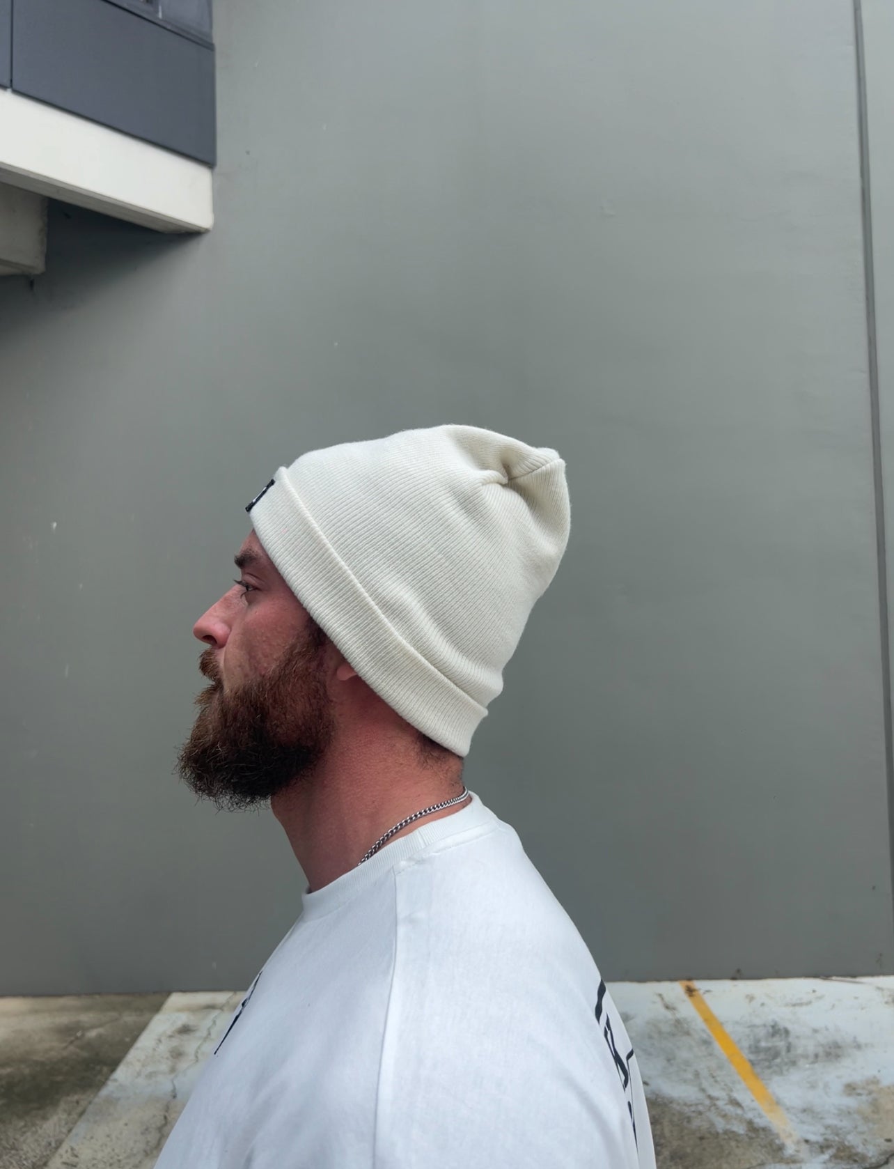 Beige Beanie